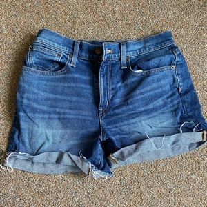 Jcrew Jean frayed shorts